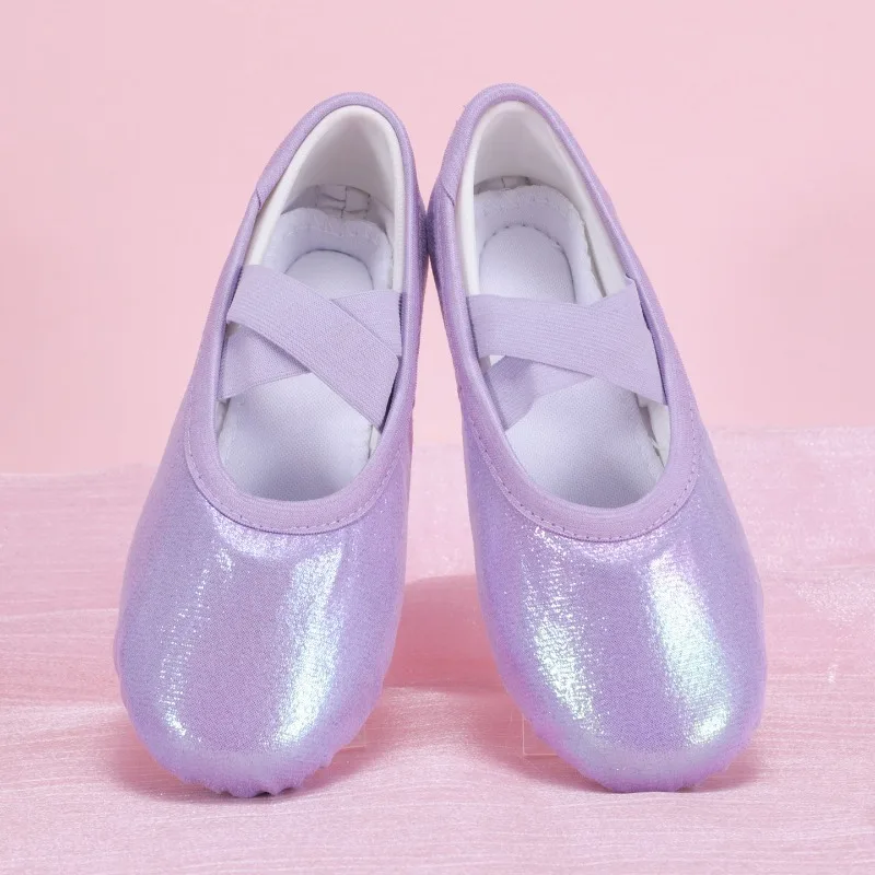 Girls Soft Sole Ballet Dance Shoes for Kids, Chinese Dance Practice Shoes, Toddler Stage Performance & Body Shaping Slippers