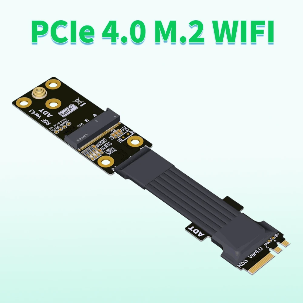 

PCI-E 4.0 ADT-Link M.2 WiFi A.E Key Wireless Network Card Adapter Extension Cable Pcie 4.0 3.0