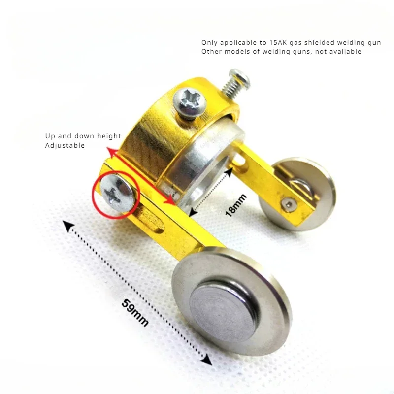 15ak Iron Aluminum Gas Shielded Welding Gun Guiding Wheel Protective Cover Carbon Dioxide Accessories