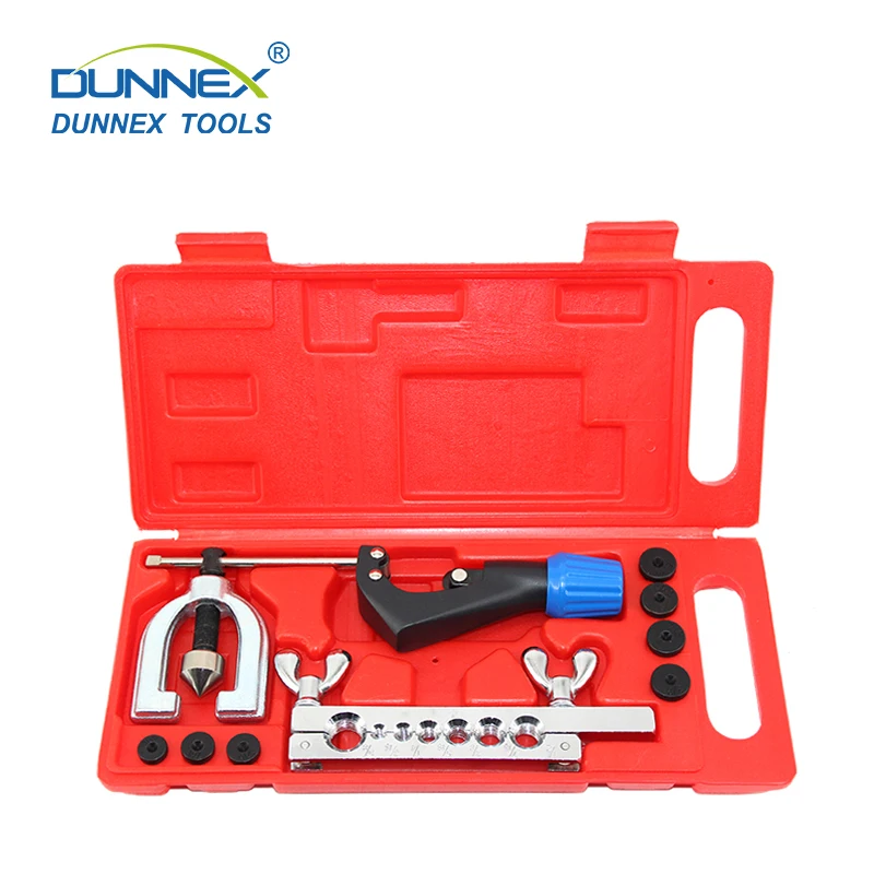 -2035 5-16mm Auto Repair Tools HVAC Refrigeration Copper Tube Cutter 7 Hole Double Flaring Tool Kit Set Drill guide Ra Rx  Ar 