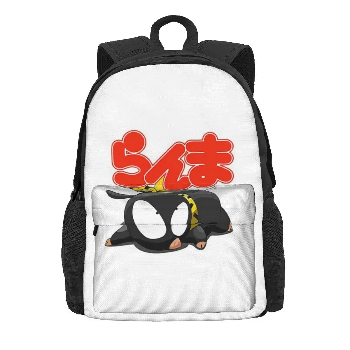 P Chan Ranma-mochila escolar de dibujos animados para niños y niñas, bolso de hombro para ordenador portátil, gran capacidad