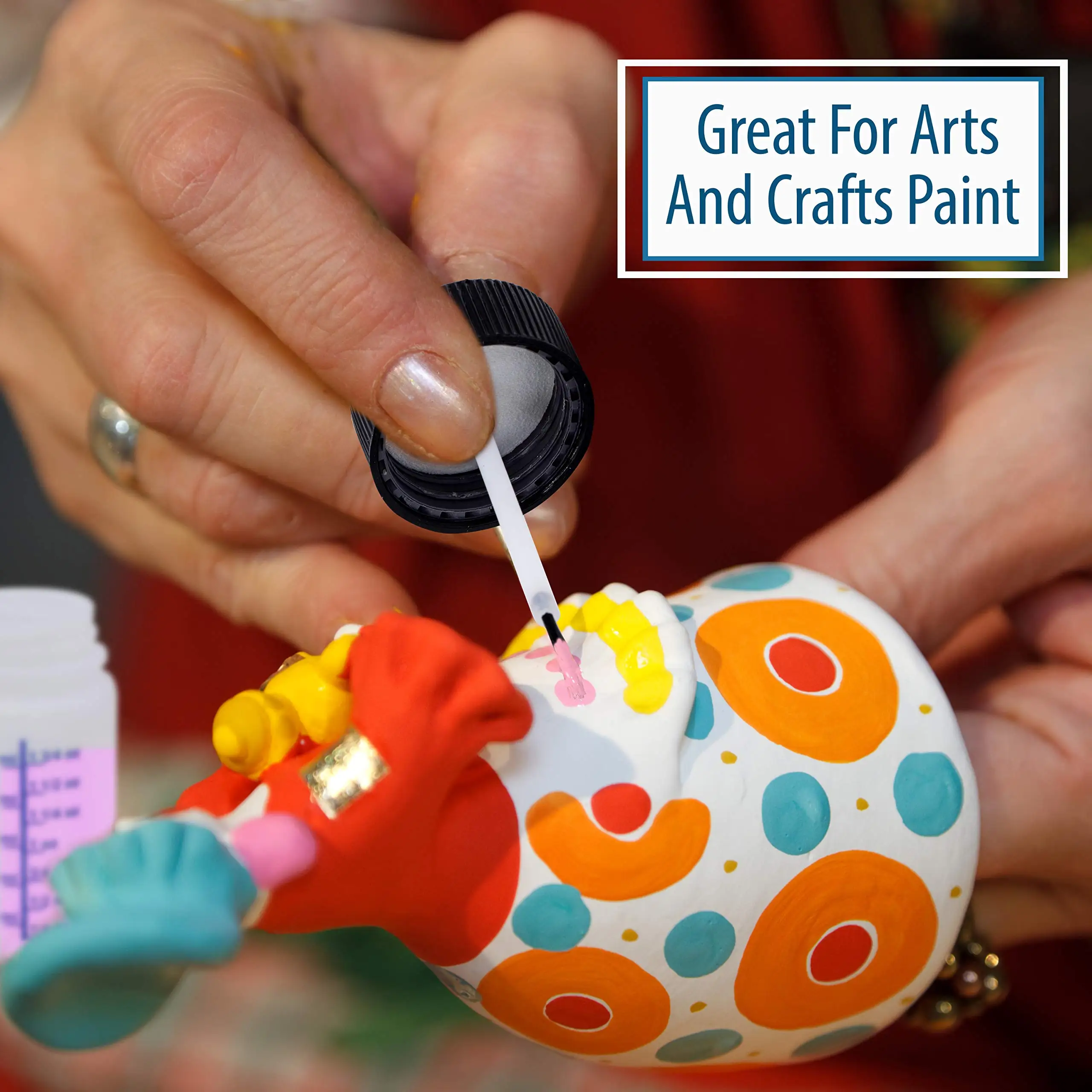 10 個のプラスチックボトル、ブラシ付き、DIY アートアクセサリー、ボトル容量アートストレージ DIY ストレージ