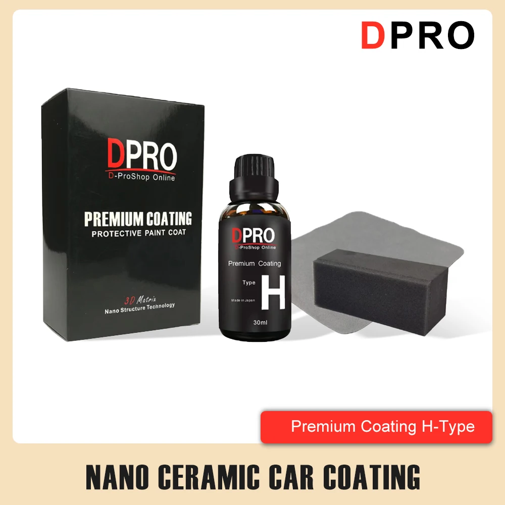 

Dpro 9H Ceramic Car Coating Liquid Glass Waterproof Crystal Coating Nano Paint Care Anti-scratch Hydrophobic Car Detailing