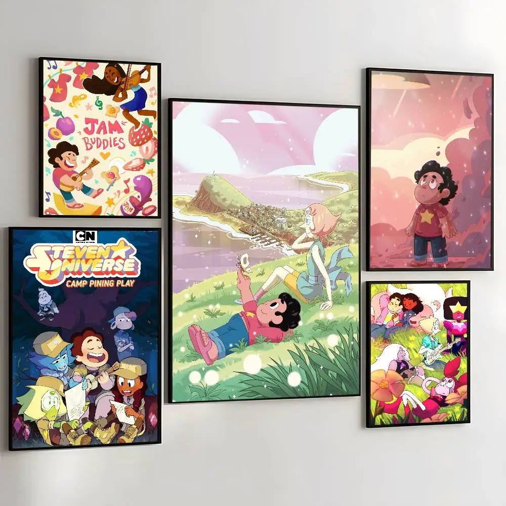 ملصق فني من ستيفن يونيفرس ريترو كرافت مع مطبوعات هدية تزيين غرفة النوم وغرفة المعيشة