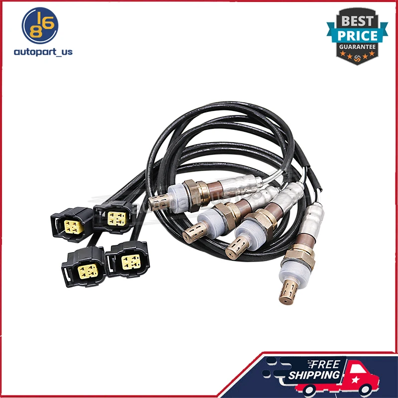 For Chrysler 300 Aspen Pacifica Dodge Durango Nitro Stratus Jeep Liberty Volkswagen Routan 234-4587 4Pcs Oxygen Sensor O2 Sensor