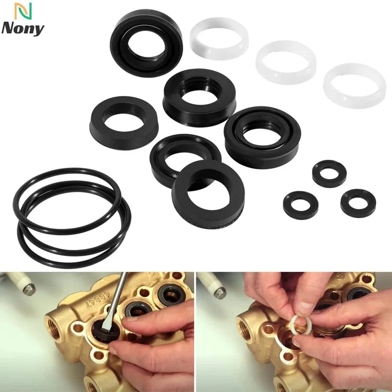 

NONY 34262 Cat Pump 66DX 6DX Pressure Washer Pump Seal Kit Fit for 6DX35G1I 6DX40G1I 66DX30G1I 66DX35G1I 66DX40G1I Model