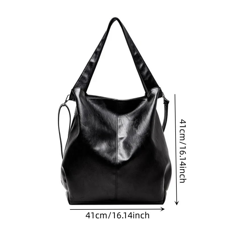 2024 Hot Sell New Women's Handheld Large Bag Large Capacity Single Shoulder Crossbody Bag Casual Retro Tote Bag Purses  Handbags