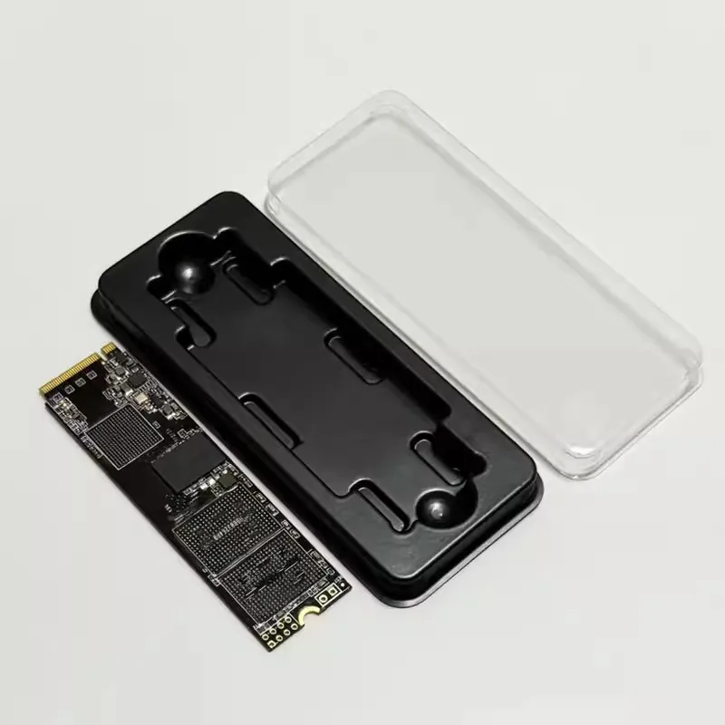 50PCS M.2 NVMe SSD Packaging MSATA Transparent Blister Box SSD Plastic 2280 Neutral Universal Cross-Border
