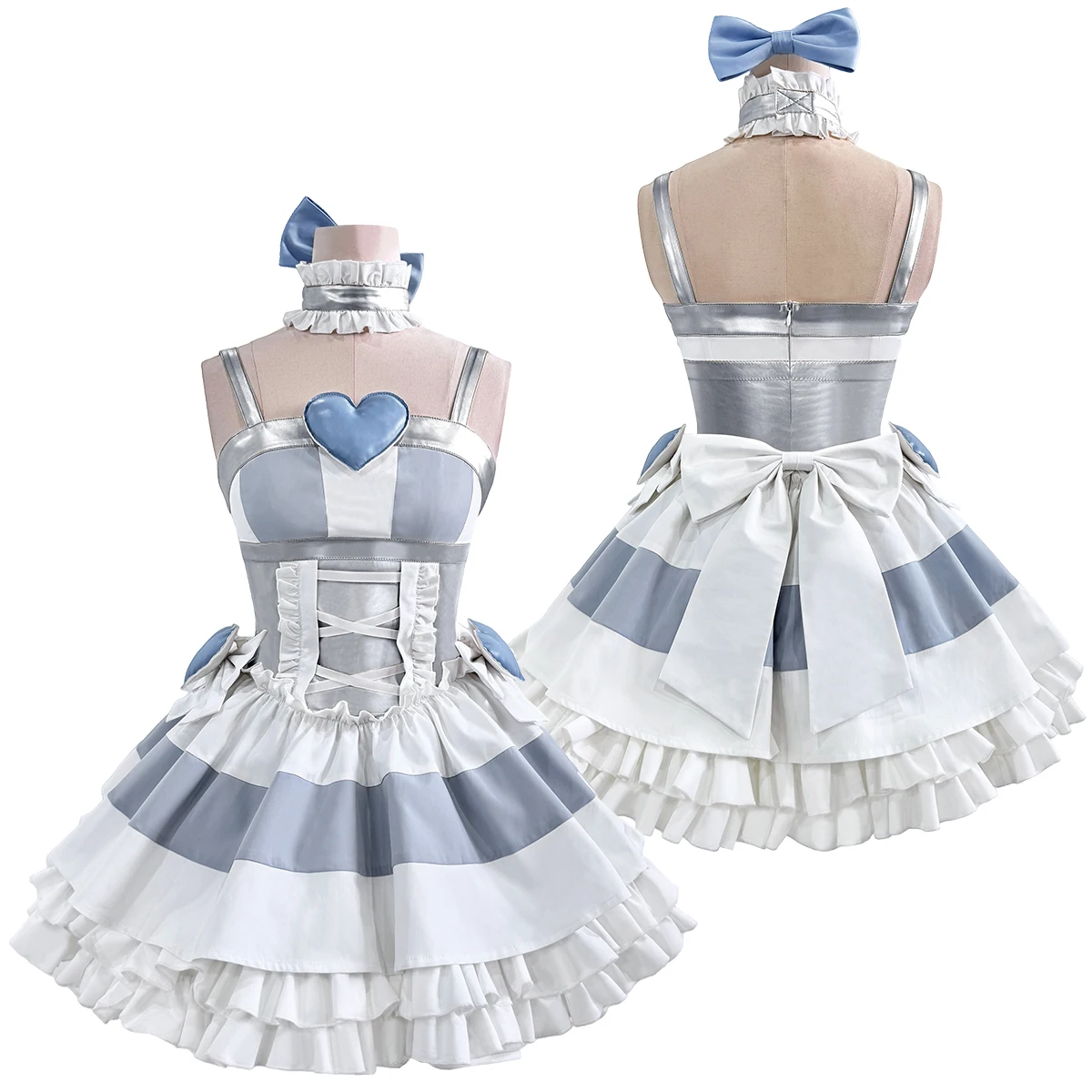 HOLOUN Kous Panty Anime Kous Anarchie Cosplay Kostuum Pruik Jurk Kousen Strik Cos Conventie