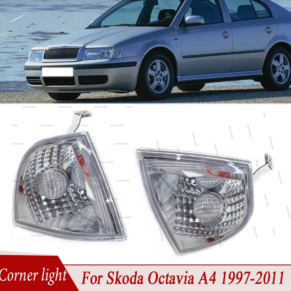 R-AUTO Car-Styling For Skoda Octavia A4 1997 1998 1999 2000 2001-2011Corner Light Turn Signal Light Indicator Repeater Flasher