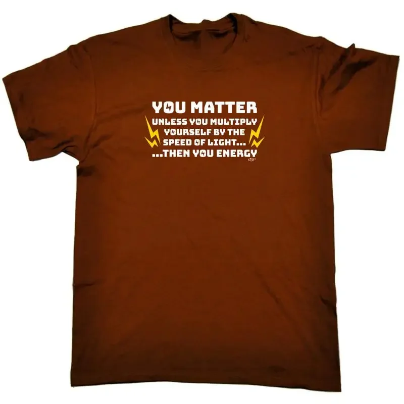 You Matter Unless Multiply Mens Funny Novelty Top T Shirt