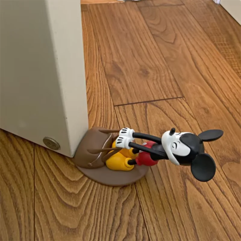 Butée de porte Mickey mignonne, dessin animé Donald Duck Woody, coupe-vent, Anti-Collision, décoration de maison et de bureau, cadeau d'anniversaire créatif