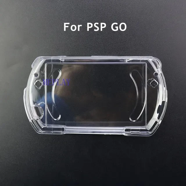 Funda protectora transparente para consola Sony PSP Go, carcasa dura de cristal transparente