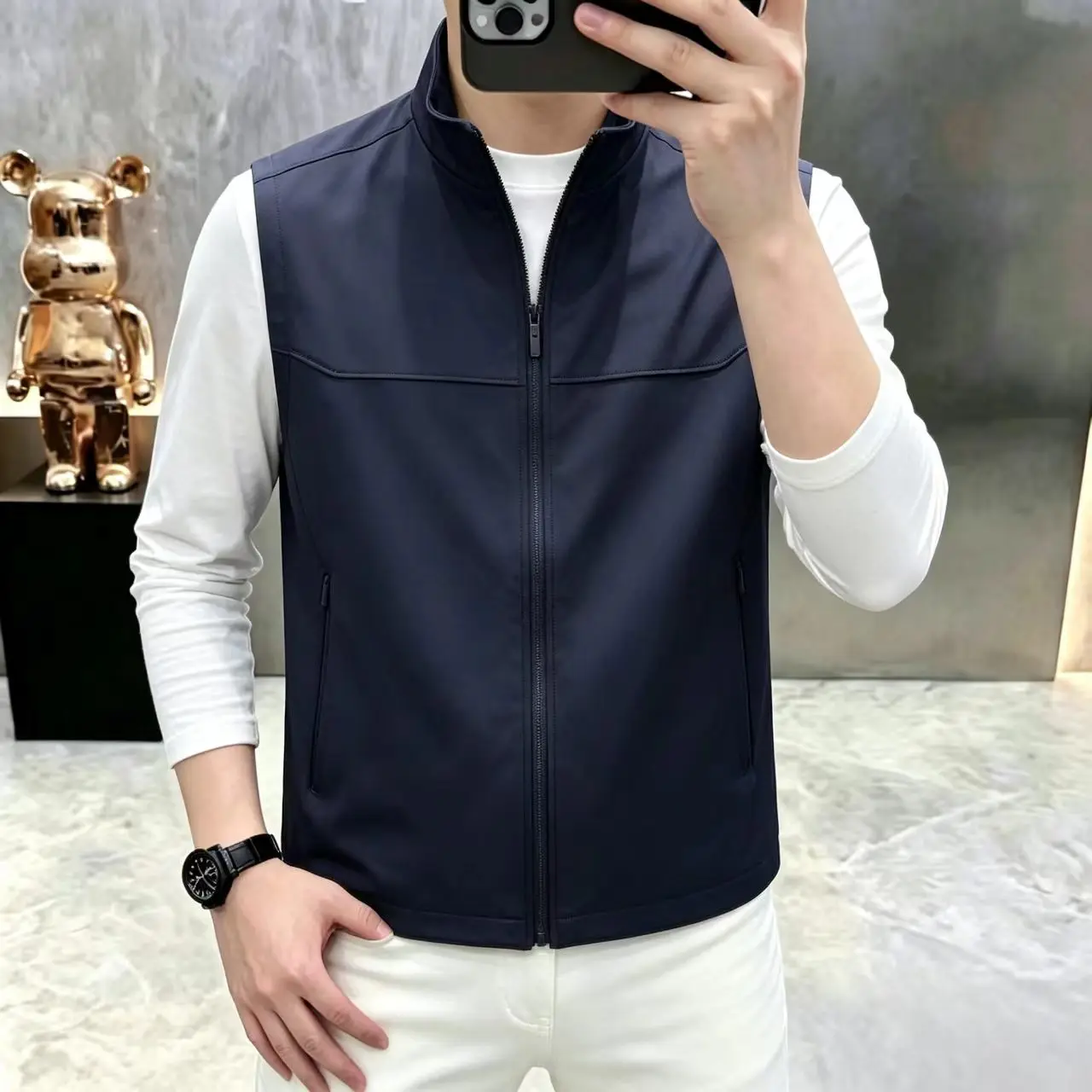 New Fashionable Unisex Outdoor Fleece Jacket High-Quality Windproof Waterproof Vest for Couples Adventure Gear