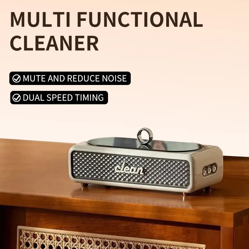 Best-selling ultrasonic cleaner machine; household use; jewelry, glasses; portable;