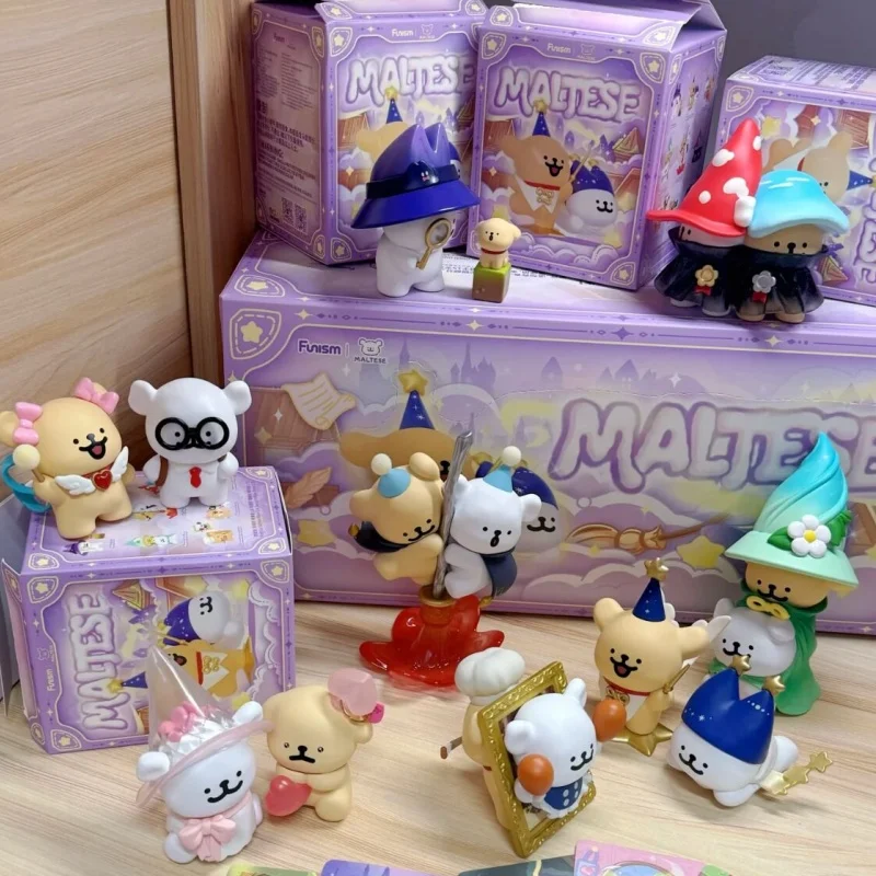 

Новая натуральная мальтийская волшебная приключенческая команда, слепая коробка, модные игрушечные фигурки, подарки, украшения, украшение для комнаты, подарок на день рождения, Рождество