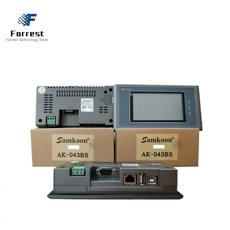 4.3 polegadas AK-043AE AK-043AW AK-043BS Samkoon DC 24V 480*272 Resolução Touch Screen HMI