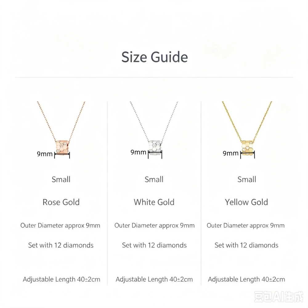 18K Vergoldete 925 Sterling Silber Diamant-Halskette der Honeycomb-Serie für Frauen, Kleine Größe 'Der Wabe des Liebes' als Urlaubsgeschenk – Detail 1