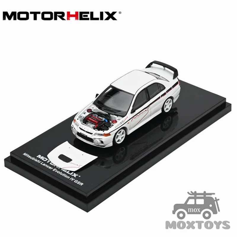 MOTORHELIX 1:64 Lancer Evolution lV GSR Mine's Livery Mine's Diecast Model Car