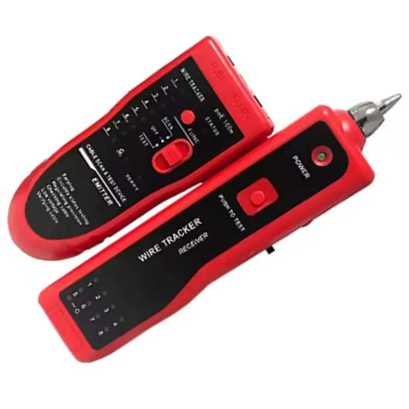 AB51 2X Network Cable Finder Network Cable Tester Line Patrol Instrument Line Checker Poe Anti-Burn Cable Finder
