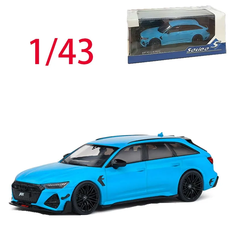 

Solido Diecast 1/43 Scale Audi Alloy Car Model Audi ABT RS6 R Play Vehicles Toys for Boys Original Box Collection