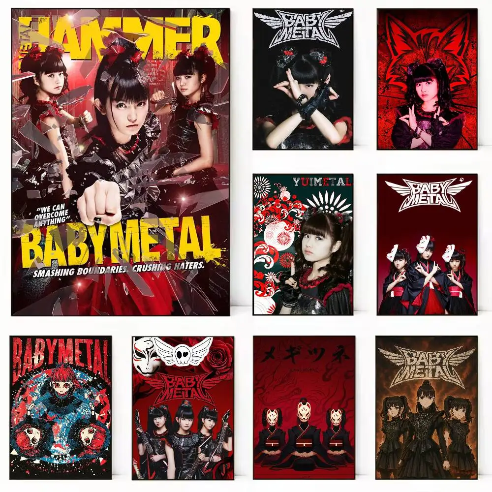 

Japan Band Babymetal Poster HD Quality Wall Art Retro Posters For Home Room Wall Decor Self Adhesive
