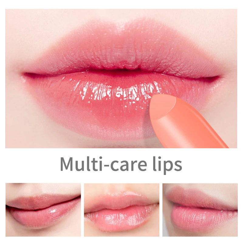 Vitality Color bálsamo labial cambio lápiz labial melocotón chica hidratante brillo de labios duradero maquillaje cuidado de los labios reparación cosméticos Coreanos