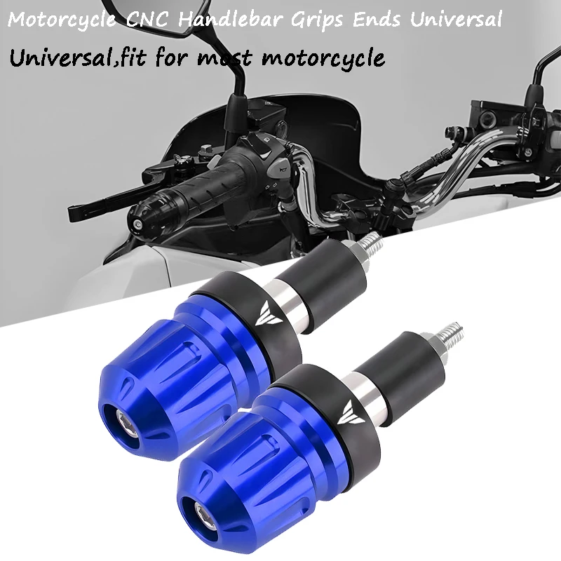 

Handlebar Grip Bar Ends Cap For YAMAHA MT07 Tracer MT09 MT10 MT 07 125 FZ 09 10 FZ1 FZ6/N/S XJ6 XSR 700 900 TDM 850 Motorcycle