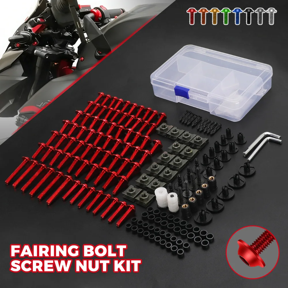 FOR Honda XRV750 Africa Twin 1990-2003 Africa Twin RD04/RD07/RD07A CNC Motorcycle Fairing Bolts Kit Fastener Clips Screws Nuts
