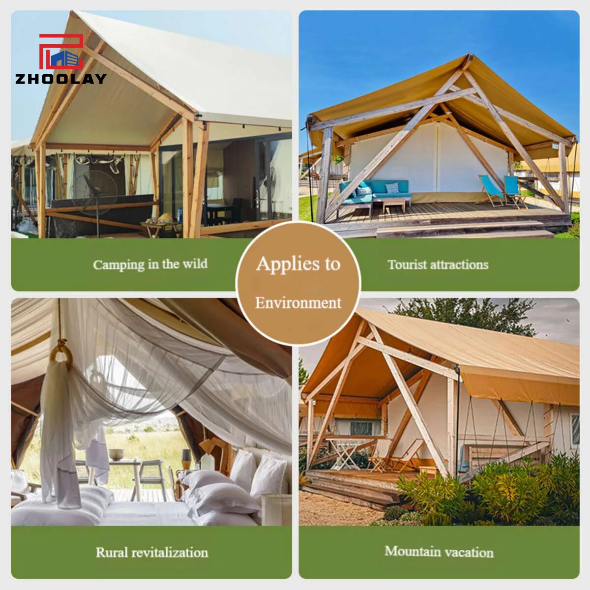 Campsite Tourist Scenic Area Resort Manor Accommodation Hotel One Bedroom Living Room One Bathroom Roof Tent
