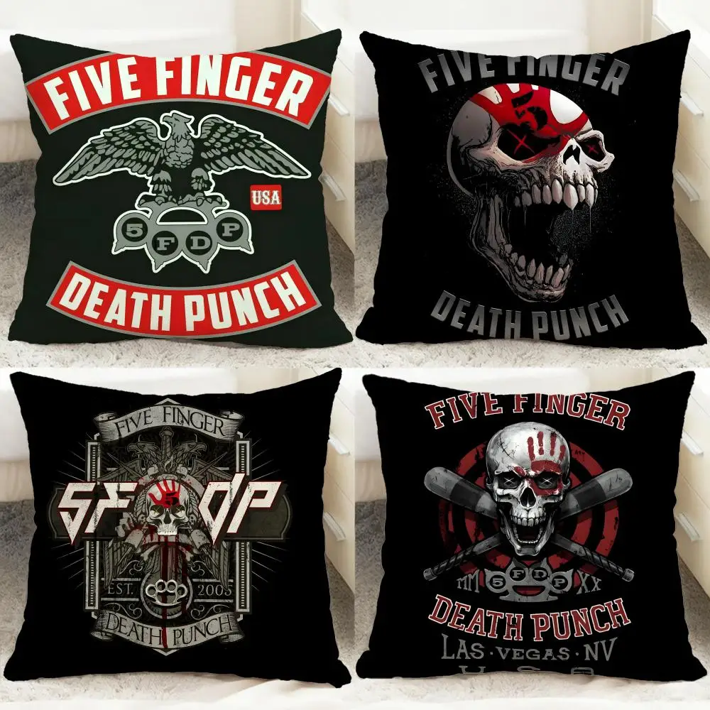 Funda de cojín F-FFive Finger Death Punch, cómoda funda de almohada Reversible, Ideal para coche, sofá, dormitorio y más allá