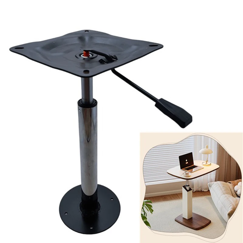 Simple Table Stand Multifunctional Ascending Descending Coffee Tables Rack Desktop Rotation Compression Rod Furniture Parts