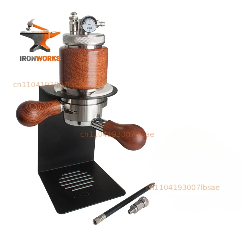 Stainless Steel Pneumatic Coffee Machine Removable Portable Outdoor Camping Unplugged Espresso Coffee Maker