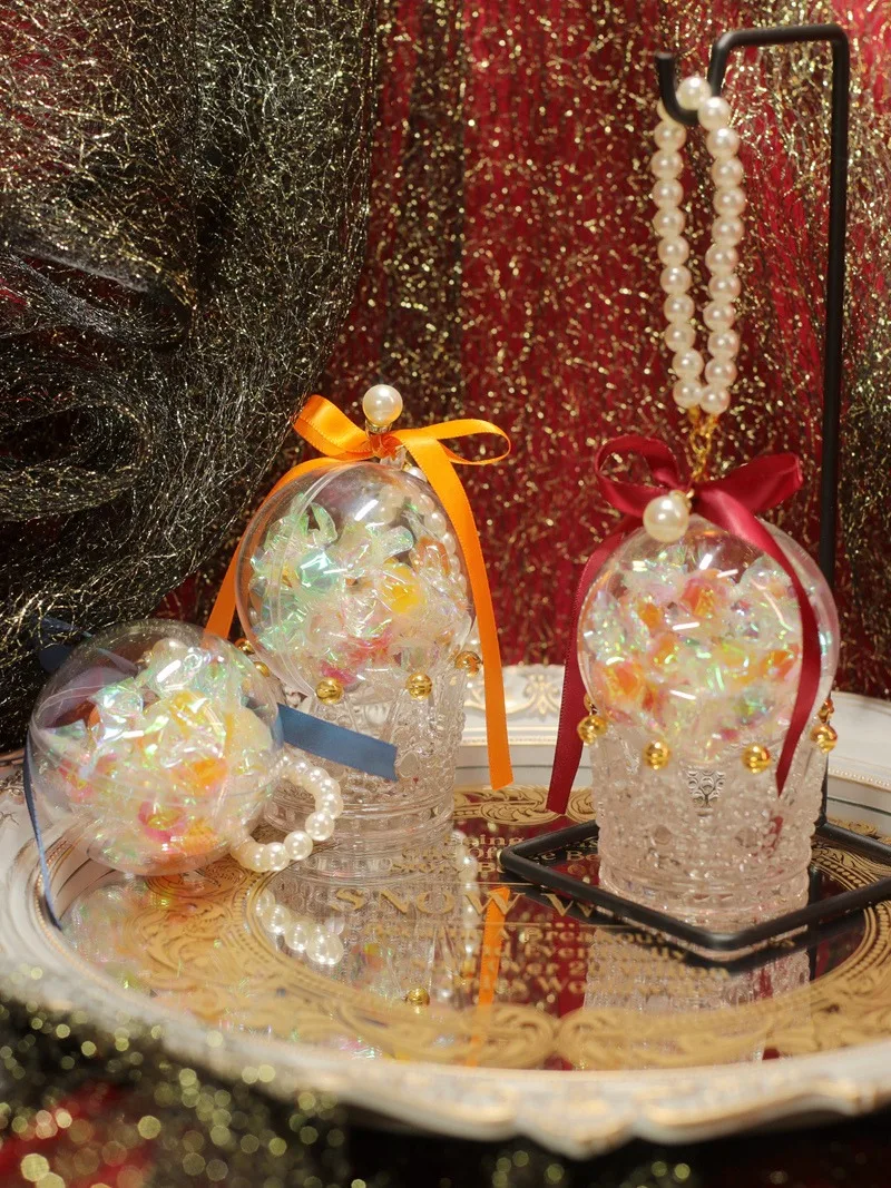 

20/30 шт., высококачественный акриловый шар, свадебная подарочная коробка, жемчужные ручки, коробки для конфет, принадлежности для детского душа, вечеринки