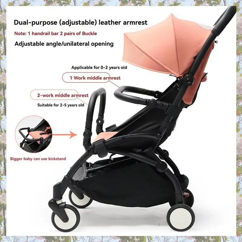 

X18A-бампер для коляски, подлокотник, аксессуары для коляски, регулируемый руль для детской коляски YOYO/YOYA