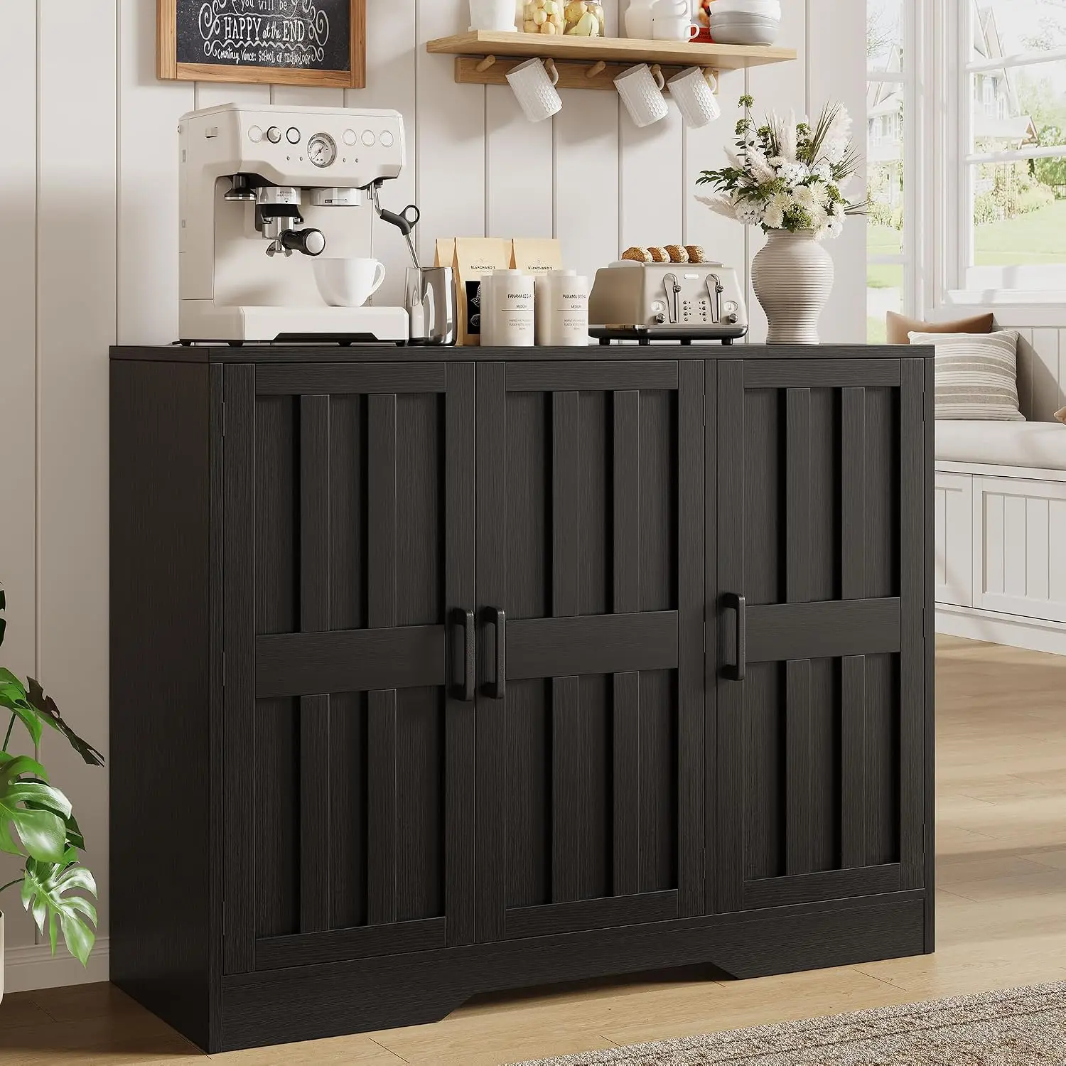 Modern Farmhouse Buffet Cabinet with Storage, 42
