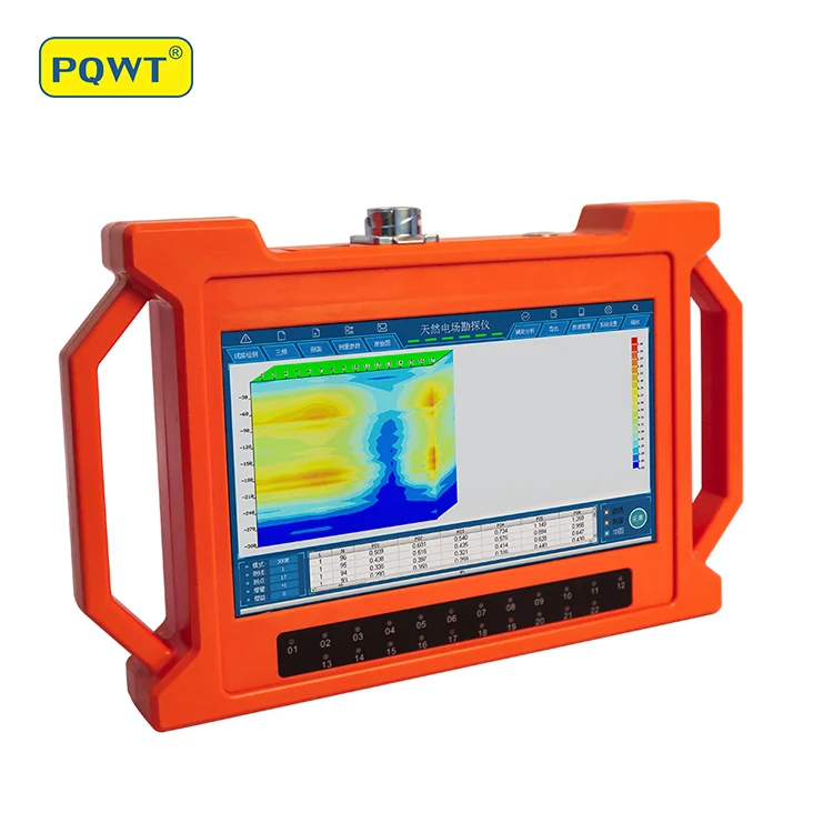 PQWT-GT1000A NEW 18 Channels Multi Channels Deep Underground Water Detector Auto Mapping Profile Borehole Machine Water Detector