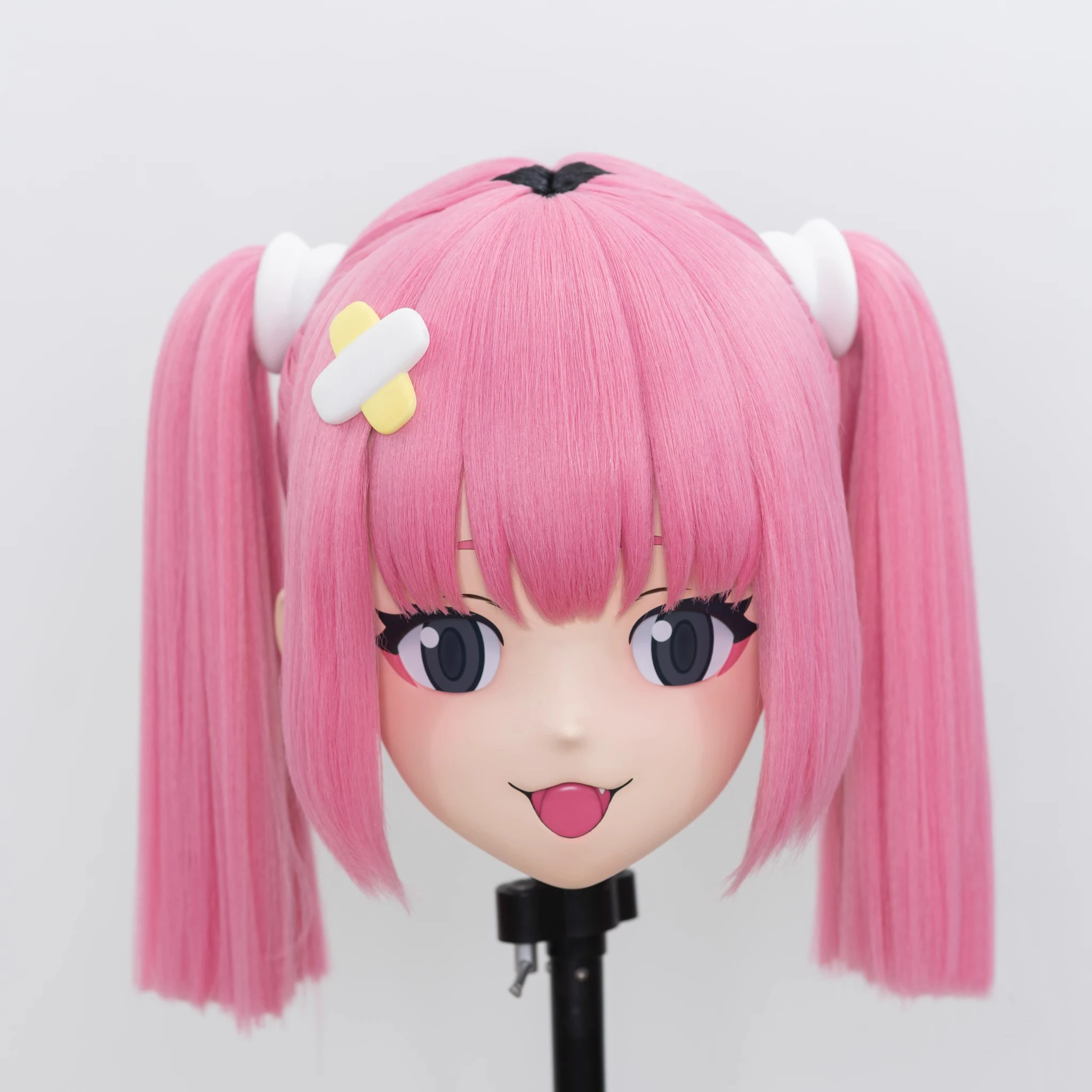 

Full headband lockHandmade Customize Doll Cartoon Character Kig Cosplay Kigurumi Mask Resin Japanese Anime Kigurumi Masks