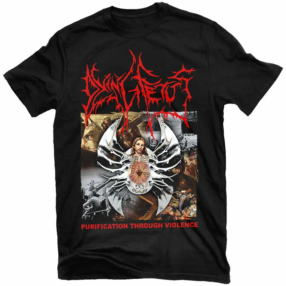 DYING FETUS Purification Through Violence T-Shirt NEW! Relapse Records TS4680  High Quality 100%Cotton Short Sleeve