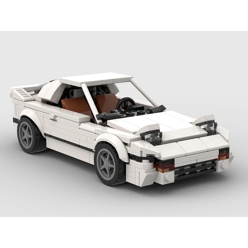 318-teiliges MOC Le Mans Speed Set ​ ​ Klassischer Sportwagen RX7 Kreatives Lernspielzeug-Bausatz Geschenk für Kinder