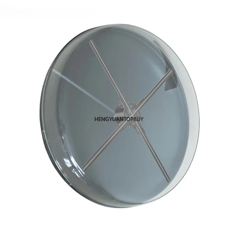 Outdoor Advertising Floor Holographic Projection 3d Hologram Display Led Fan With Waterproof Cover