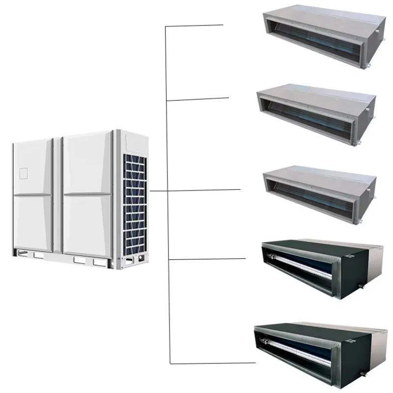 20HP 56kW High Efficiency DC Inverter Scroll Compressor Modular VRF Chiller System Pump R-410A Refrigerant DC Motor Eco-Friendly