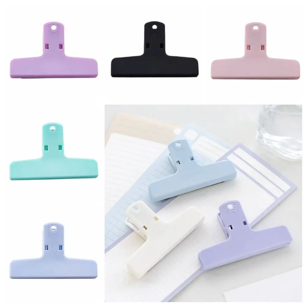 Macaron Color Magnetic Paper Clamp Journaling Scrapbooking Memo Paper Folder Hand Account Securing Clip Home Kitchen