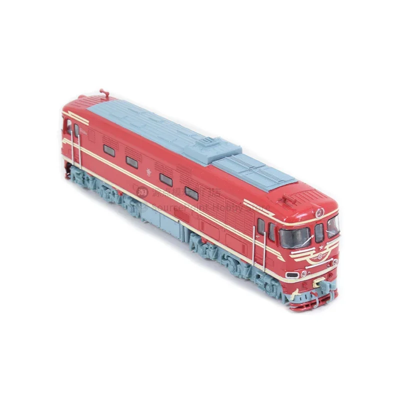 1/87 USSR 2e Generatie TEP60 Diesellocomotief gegoten modellen Originele Wit-Rusland en Litouwen Passagierstrein Model JLKN007