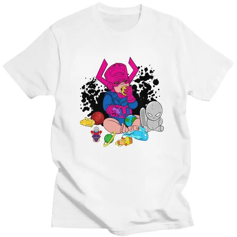 

Custom Men's Galactus Hot Hero Mangas T Shirts Short Sleeve Cotton Tshirt Fashion T-shirt Leisure Cartoons Tee Slim Fit Clothing