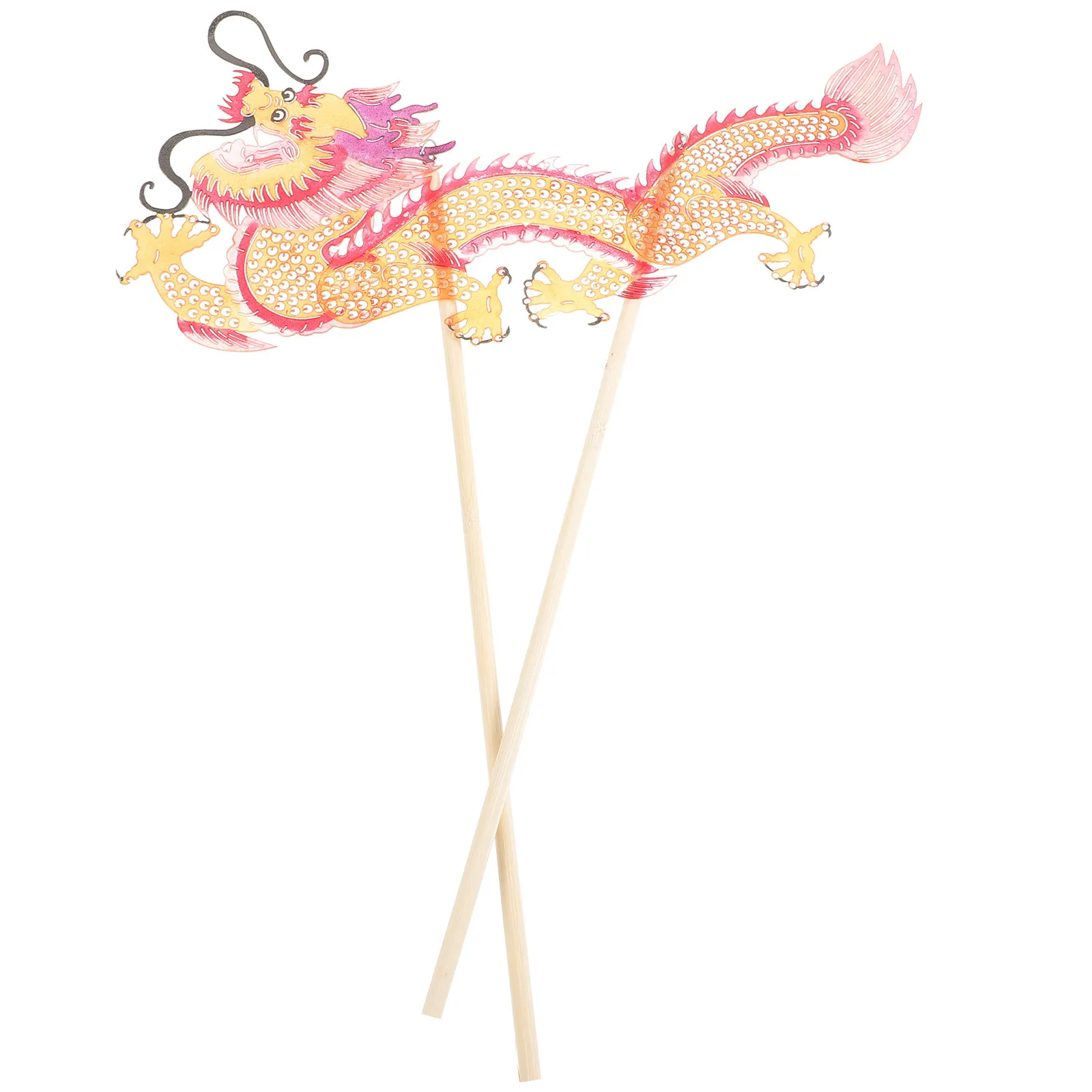 

Chinese Shadow Puppetry Materials Handcrafted Wood Paper Puppets for Parent Child Bonding Storytelling