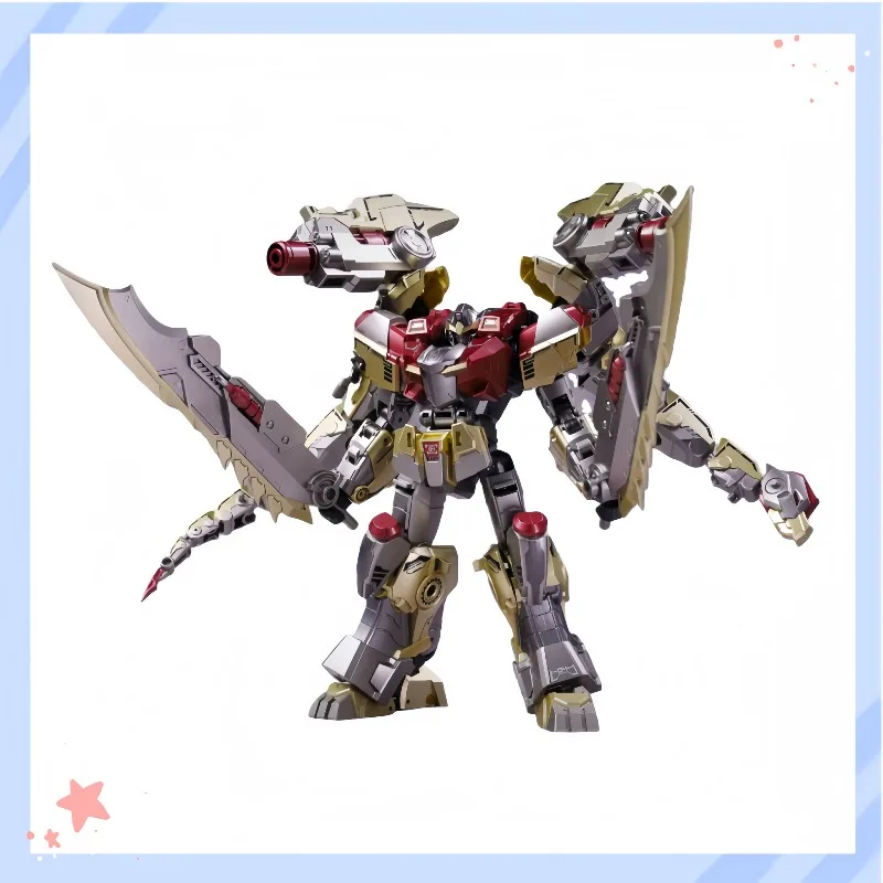 【Auf Lager】Spielzeug Transformation Volcanicus Hero Level Longyan Dinosaurier 6-in-1-Roboter-Actionfiguren-Kollektion mit drei Wechseln