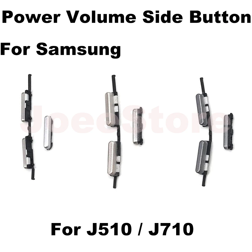 Power Volume Side Button For Samsung J530 J730 J510 J710 J5 J7 2016 2018 Power ON OFF Switch Control Key External Plastic Button