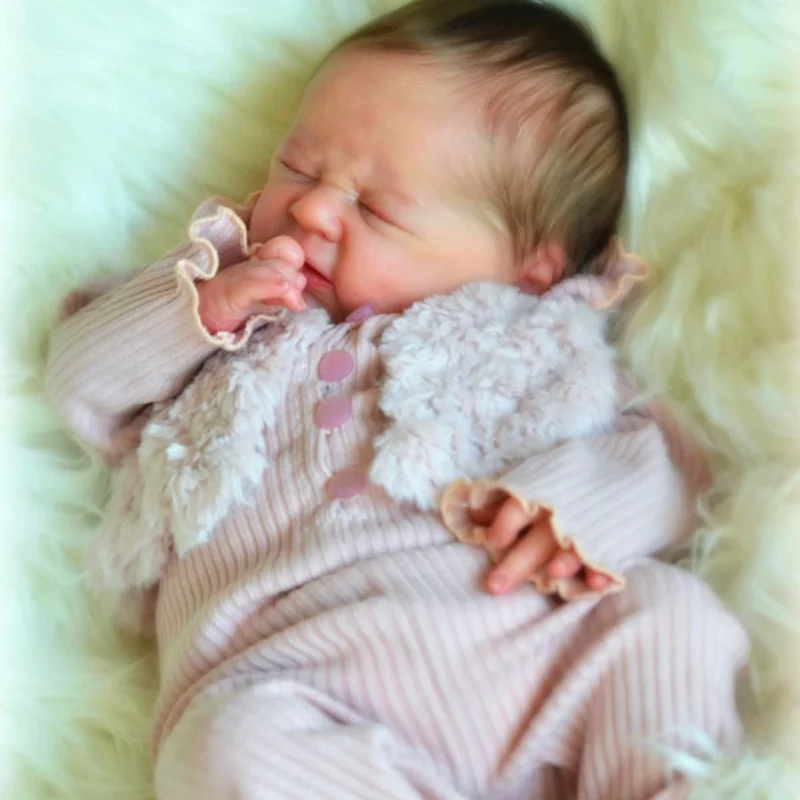 18 Inches Bebe Reborn Baby Kit Odessa Blank Vinyl Unpainted Unfinished Kit Parts DIY Blank Reborn Baby Kit