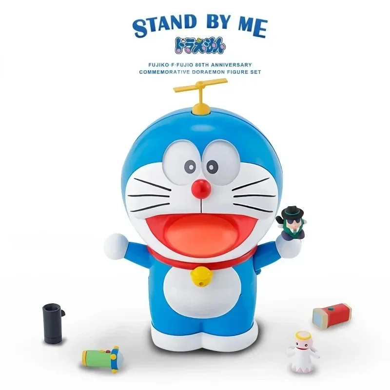 Anime Doraemon Model Kit 5 Expressions 6 Props Spirits Expression Transform Action Figures Robot Toy Birthday Collection Gift